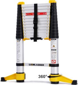 Lionladder 12.5FT EN131-6 Telescoping Ladder