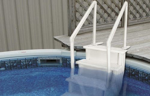 Xtreme Power 32 Inch Safety Step Above Ground Swimming Pool Ladder